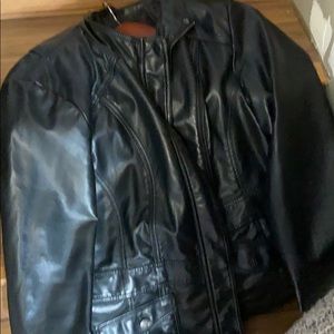 Reitmans pleather jacket
